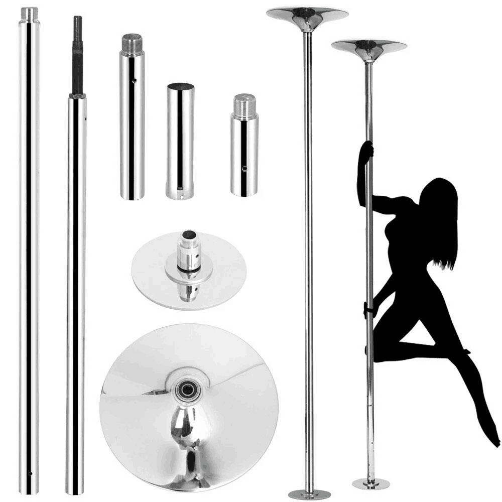 Dancing Pole Chrome Silver Stainless Steel